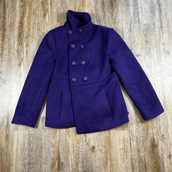Cashmere Armani Coat | Size 8 | Purple coat - Picture 6 of 12